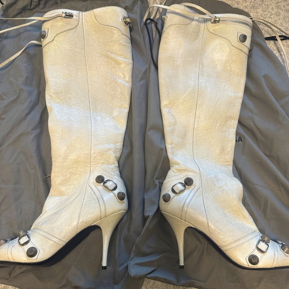 Thigh balenciaga boots